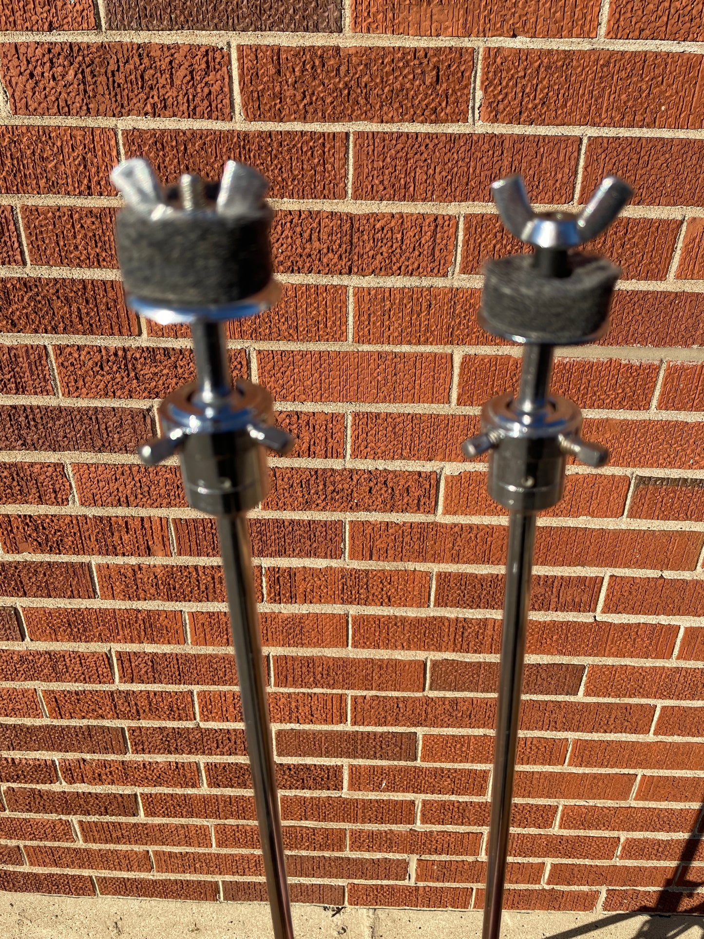 1970s Rogers Samson II 48-0512 Floor Cymbal Stand Pair Swiv-O-Matic