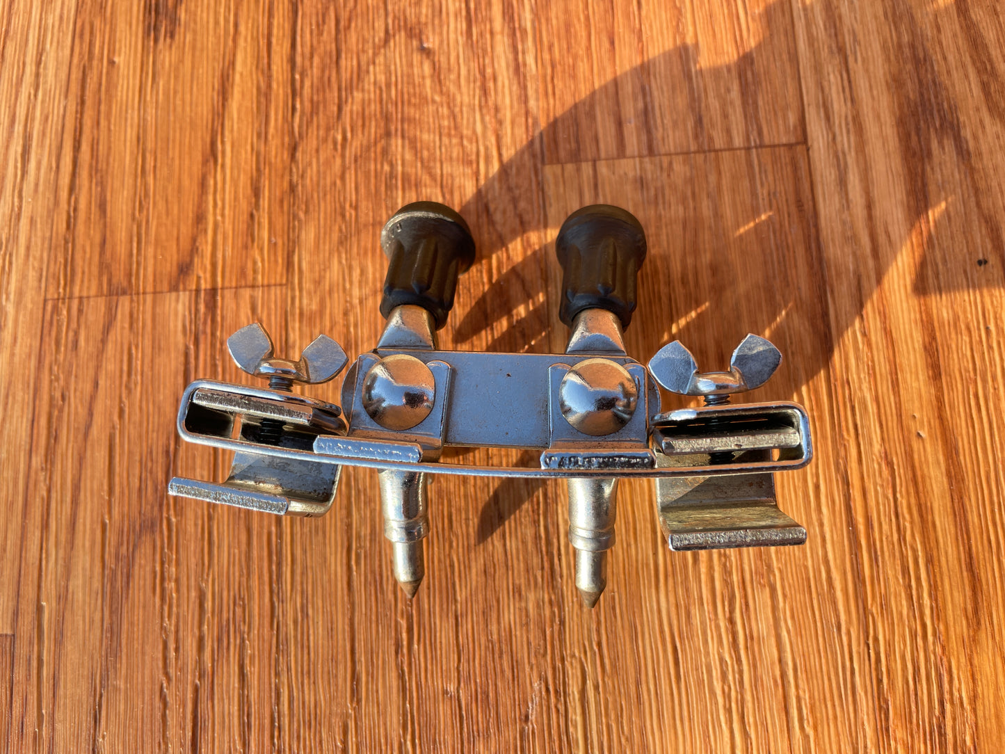 Vintage Walberg & Auge Bass Drum Anchor Chrome - Ringo Model