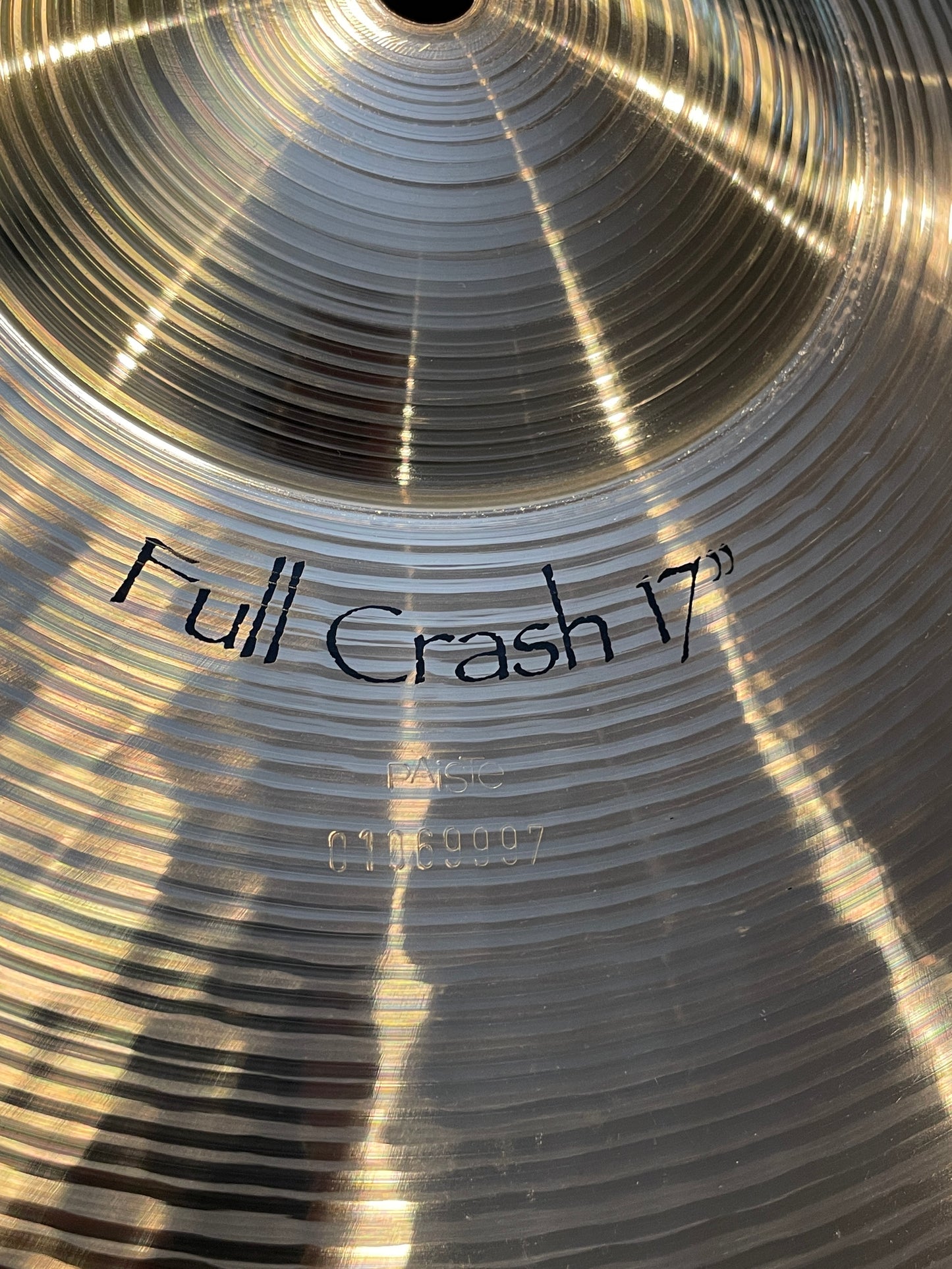 17" Paiste Signature Full Crash Cymbal 1228g