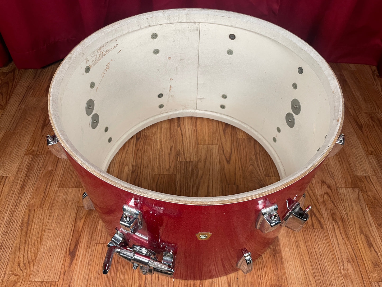 1960s Ludwig Downbeat Drum Set Red Sparkle 20/12/14