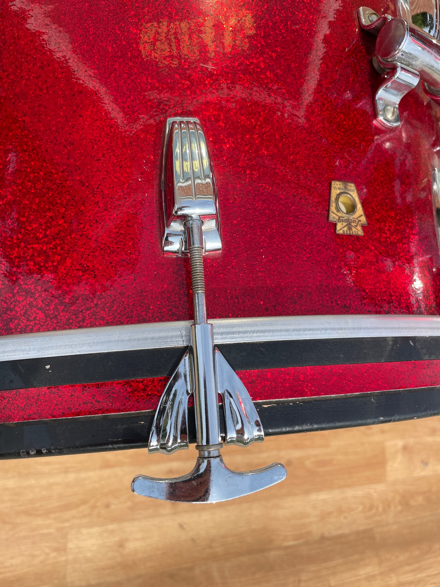 1960s Ludwig New Yorker Drum Set Red Sparkle 22/12/14 *Video Demo*