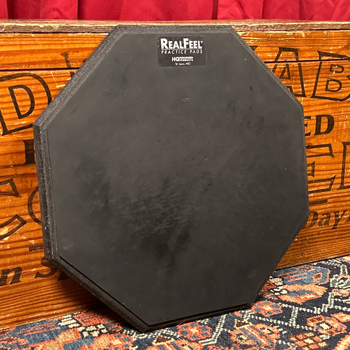 HQ Percussion 12" RealFeel Double Sided Practice Pad 1st Generation