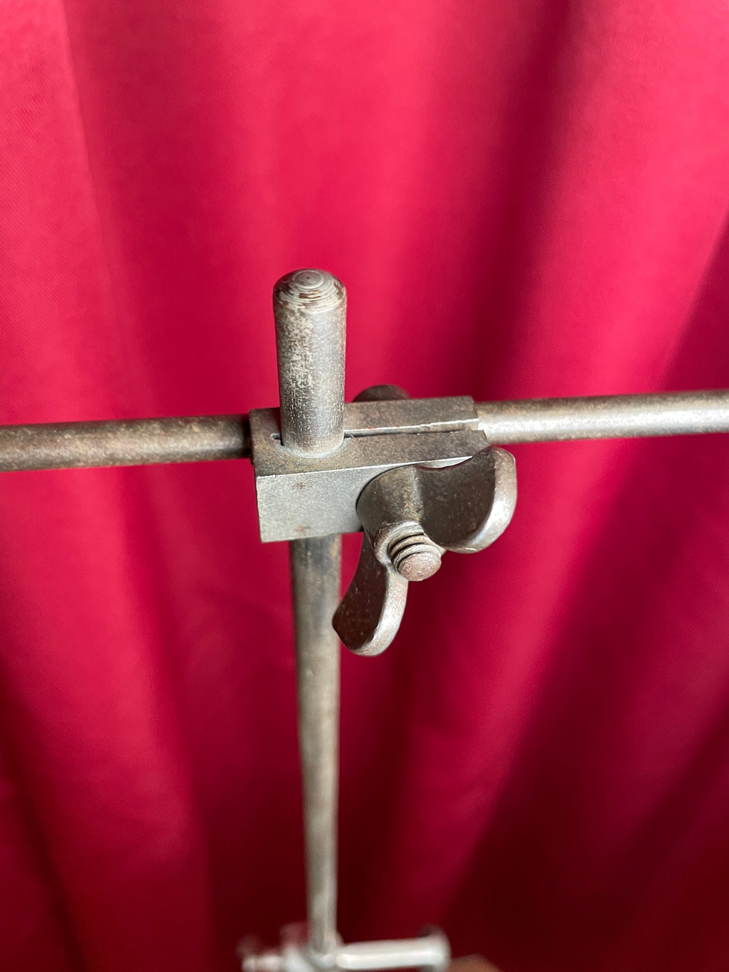 1920s Ludwig No. 476 Upright Crash Cymbal Holder Hoop Mounted Cymbal Arm