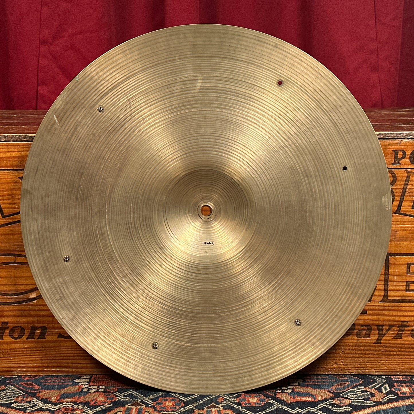 18" Zildjian A 1960s Sizzle Medium Crash Ride Cymbal 1466g *Video Demo*
