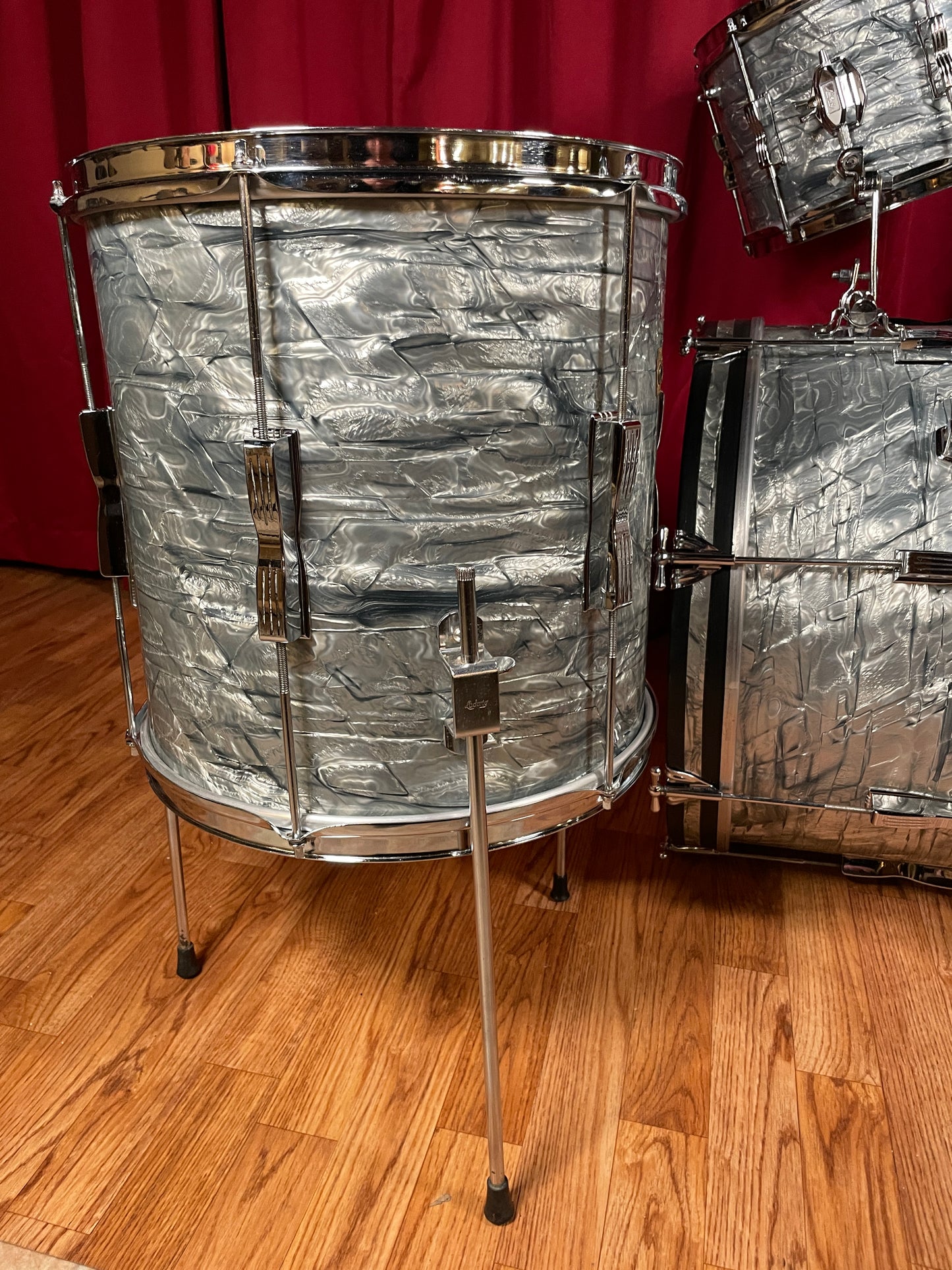 1968 Ludwig Club Date Drum Set Sky Blue Pearl 20/12/14