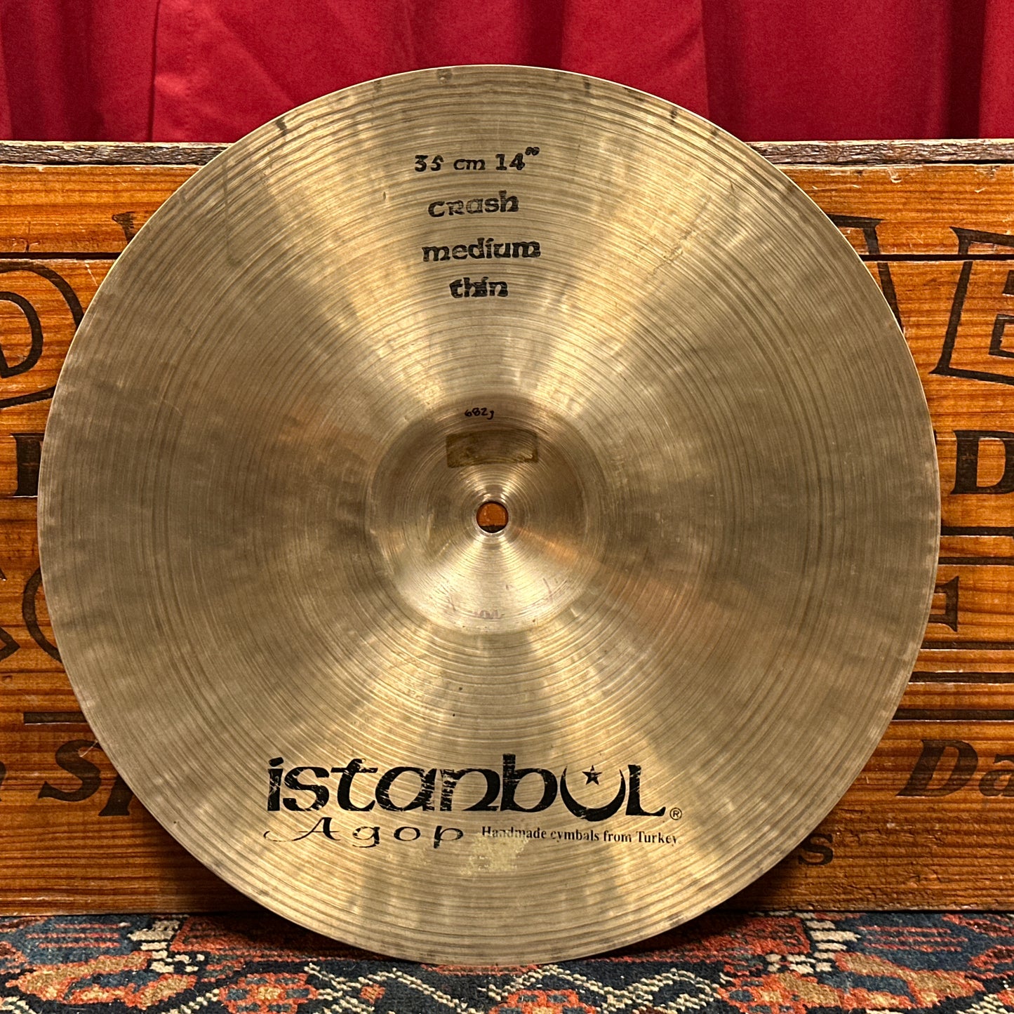 14" Istanbul Agop Medium Thin Crash Cymbal 682g *Video Demo*