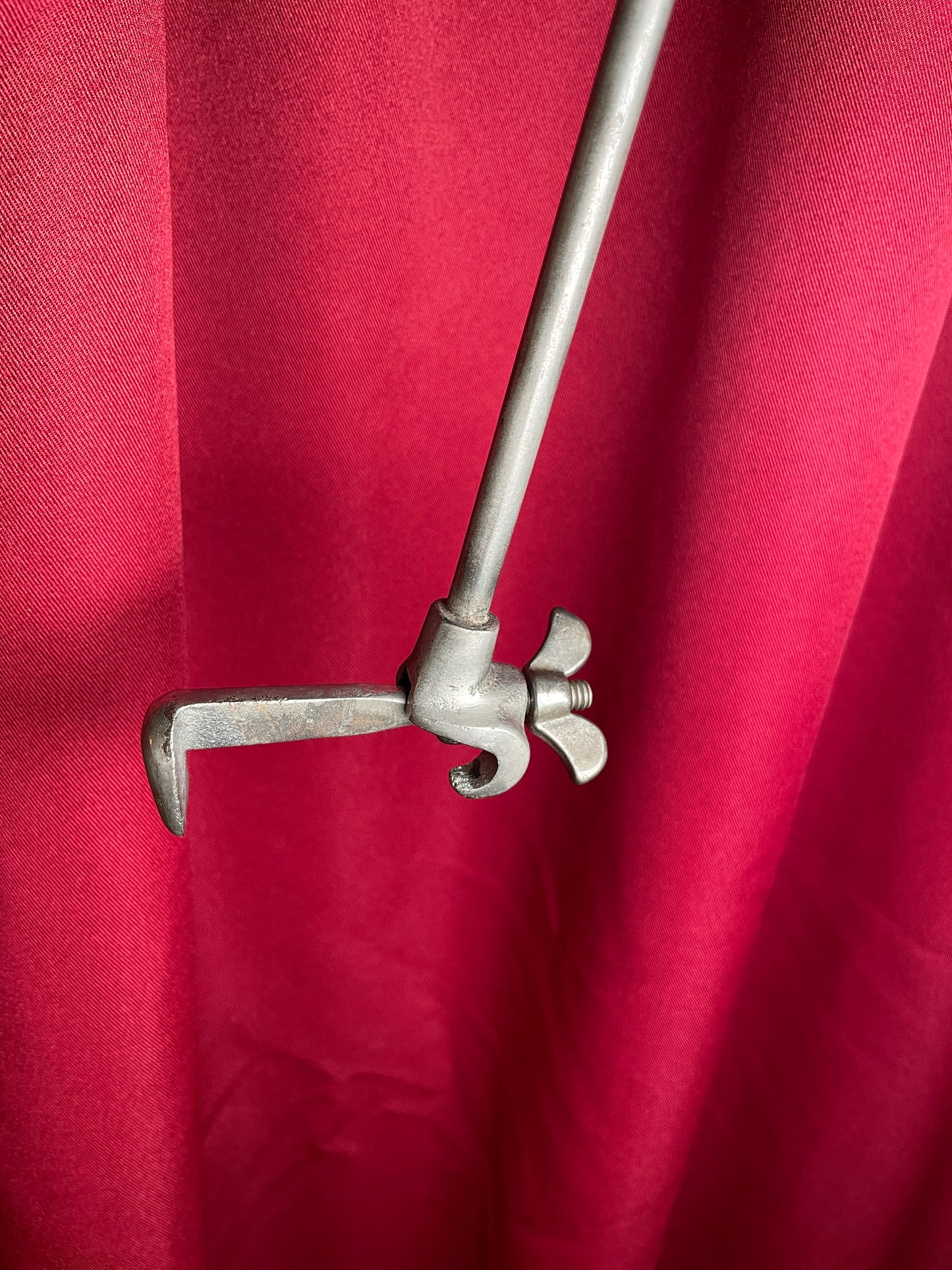 1920s Ludwig No. 476 Upright Crash Cymbal Holder Hoop Mounted Cymbal Arm