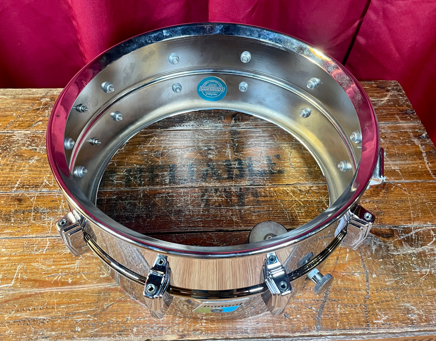 1970s Ludwig 6.5x14 LM402 Supraphonic Snare Drum