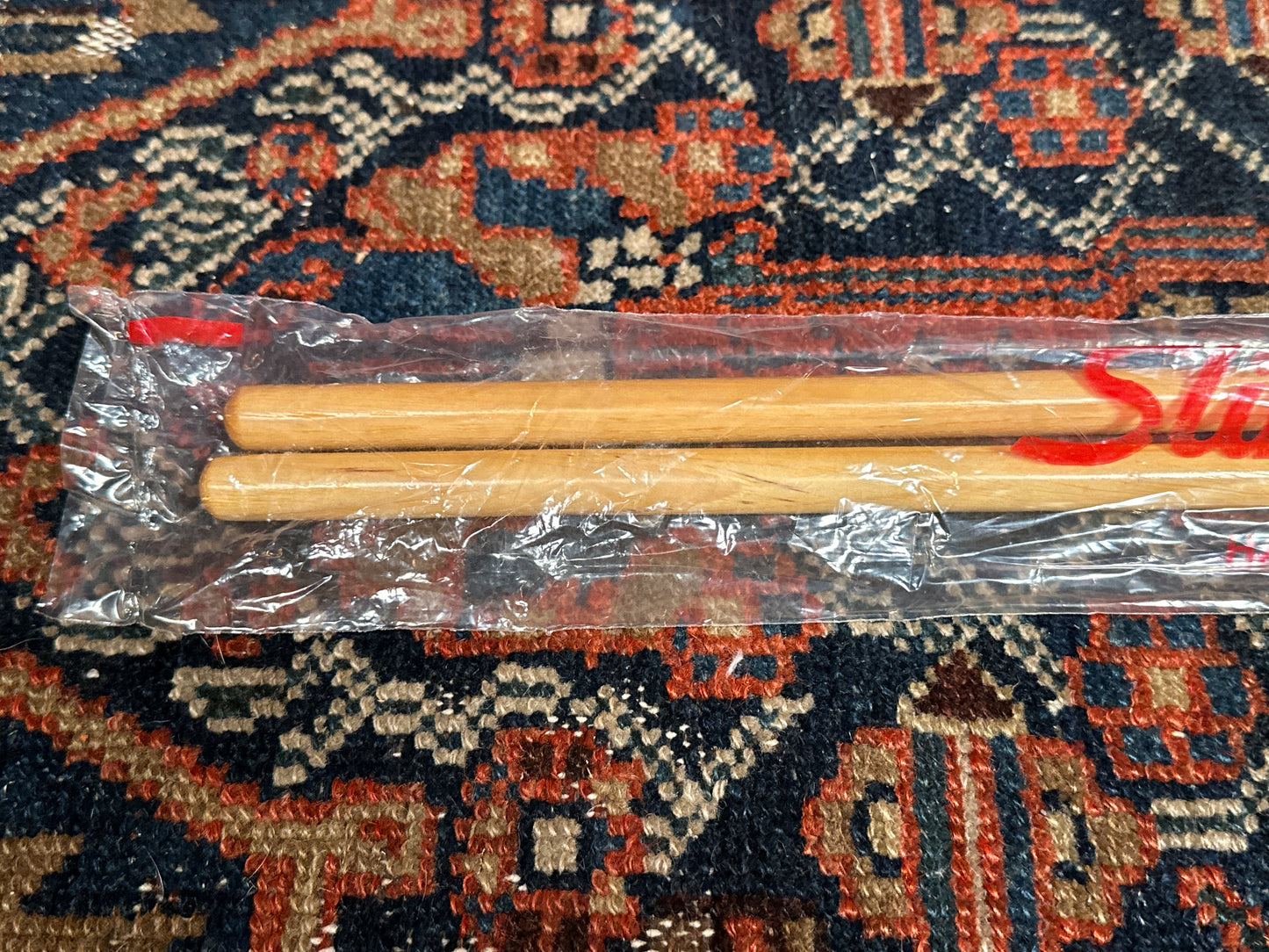 1970s Slingerland Gene Krupa GK Wood Tip Drum Sticks w/ Original Bag NOS