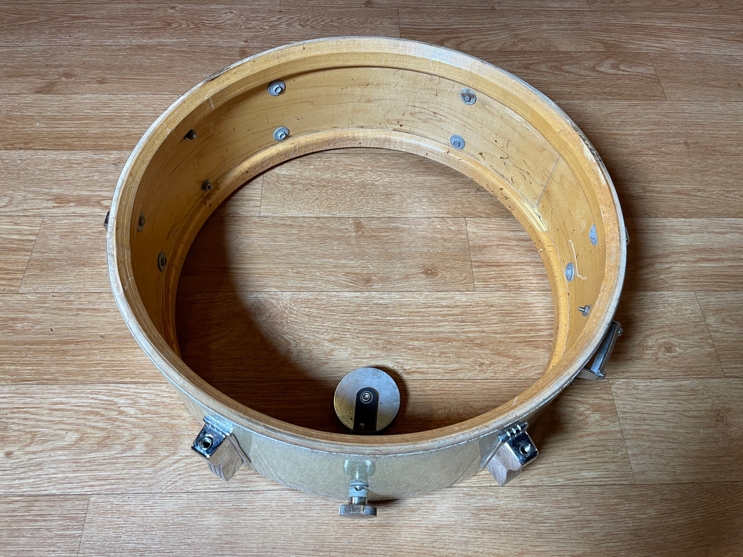 1969 Ludwig 5x14 Pioneer Snare Drum Silver Sparkle