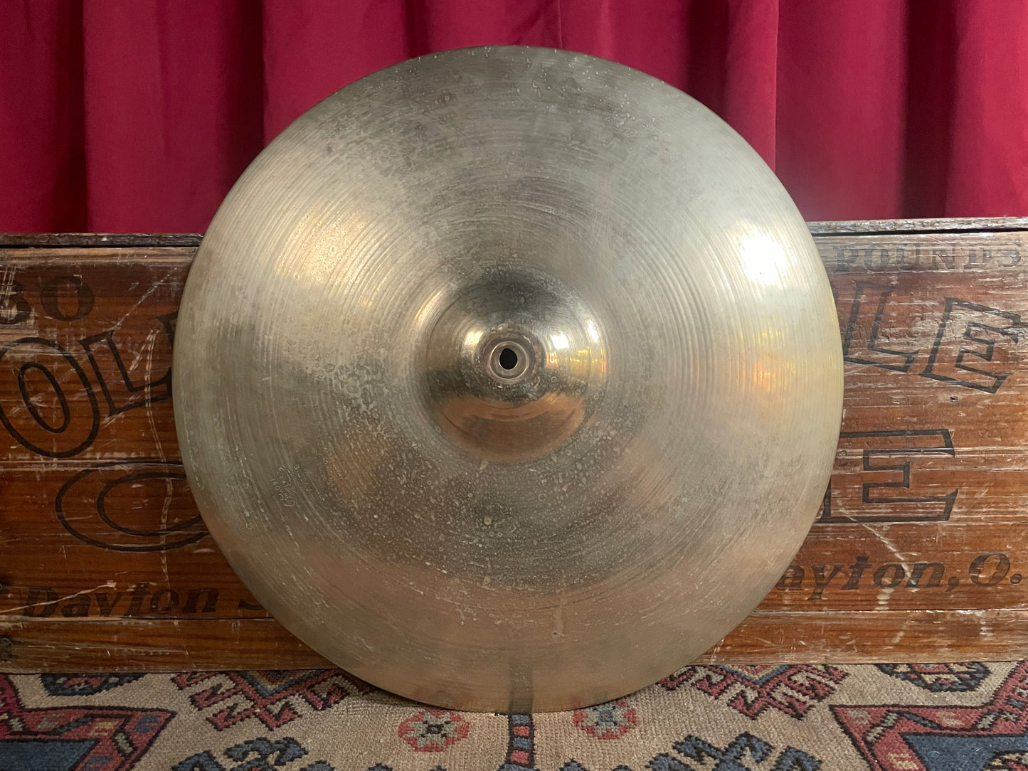 18" Zildjian A 1950s Large Stamp Crash Ride Cymbal 1422g *Video Demo*