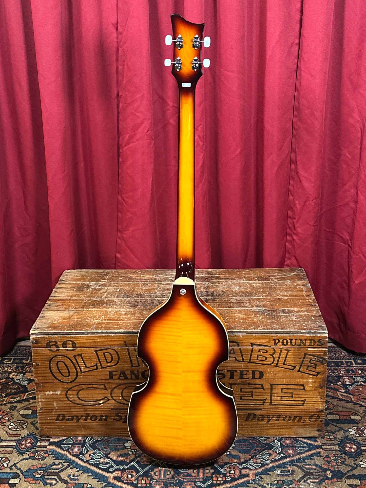Hofner B-Bass Icon Series Violin Bass Tobacco Burst w/ OHSC