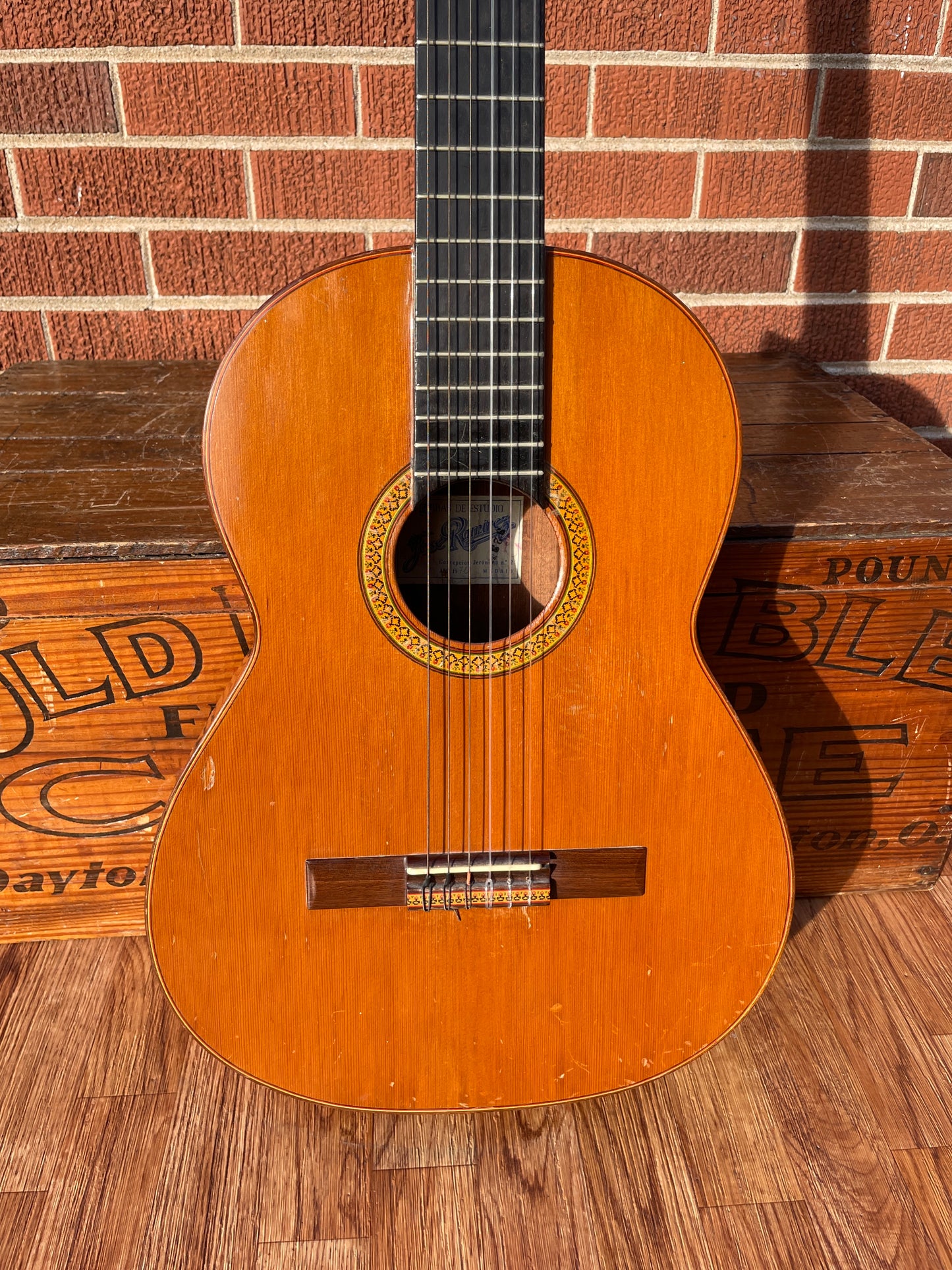 1972 Jose Ramirez Concepcion Jeronima No. 2 Classical Guitar Natural w/Case