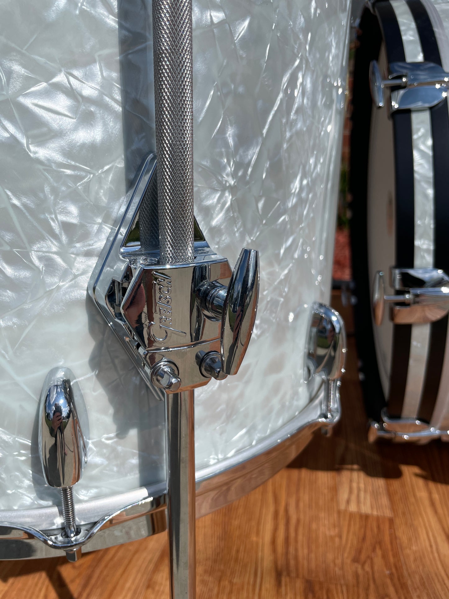 Gretsch Broadkaster Drum Set White Marine Pearl 22/13/16