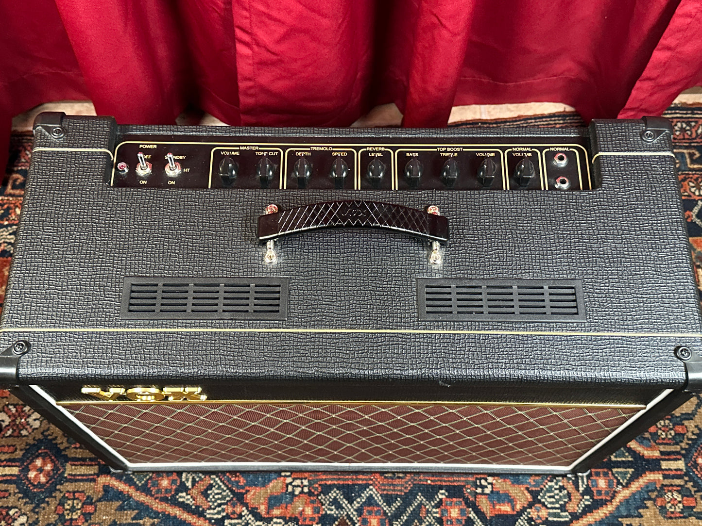 Vox AC15C1 Custom 2 Channel 15w 1x12 Tube Guitar Combo Amplifier