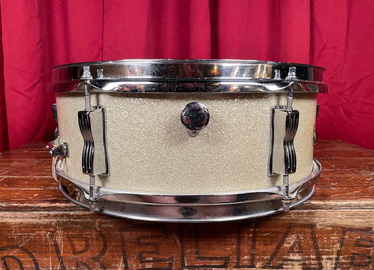 1969 Ludwig 5x14 Pioneer Snare Drum Silver Sparkle