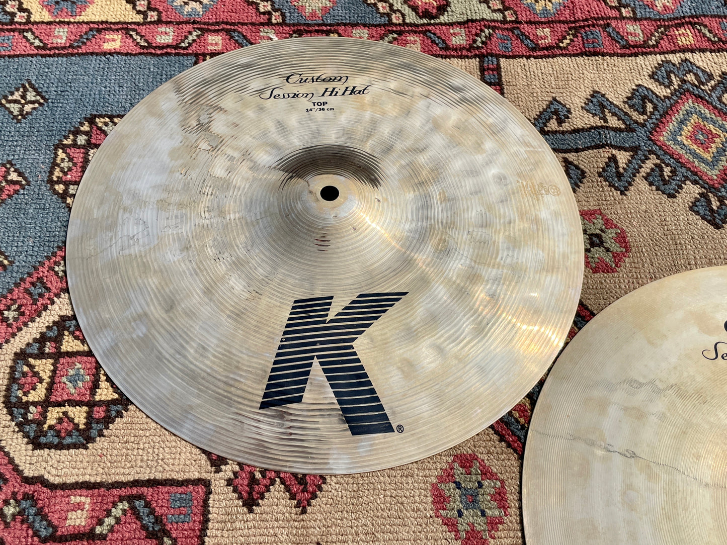 14" Zildjian K Custom Session Hi-Hat Cymbal Pair 1056g/978g *Video Demo*