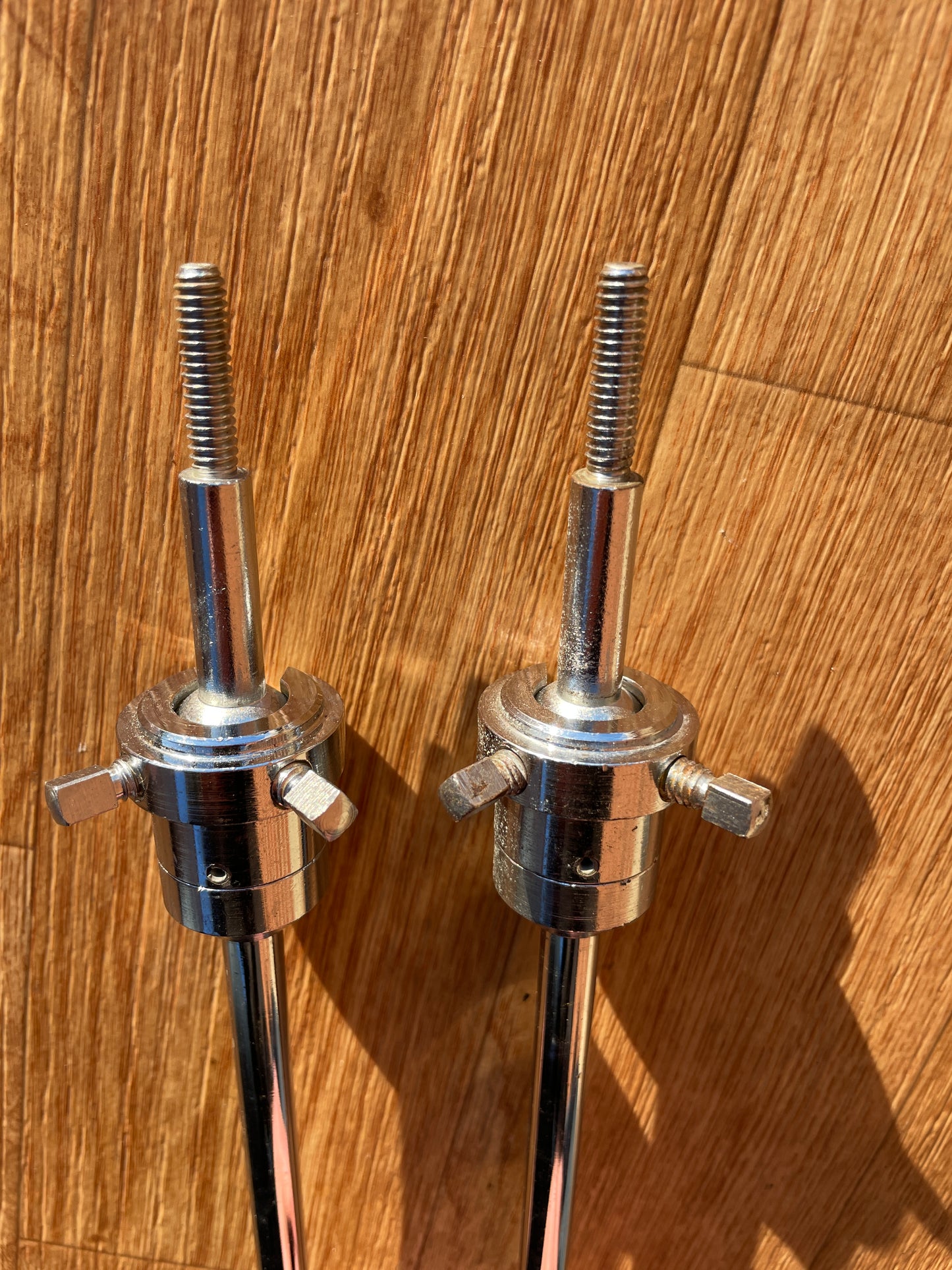 1970s Rogers Samson II 48-0512 Floor Cymbal Stand Pair Swiv-O-Matic