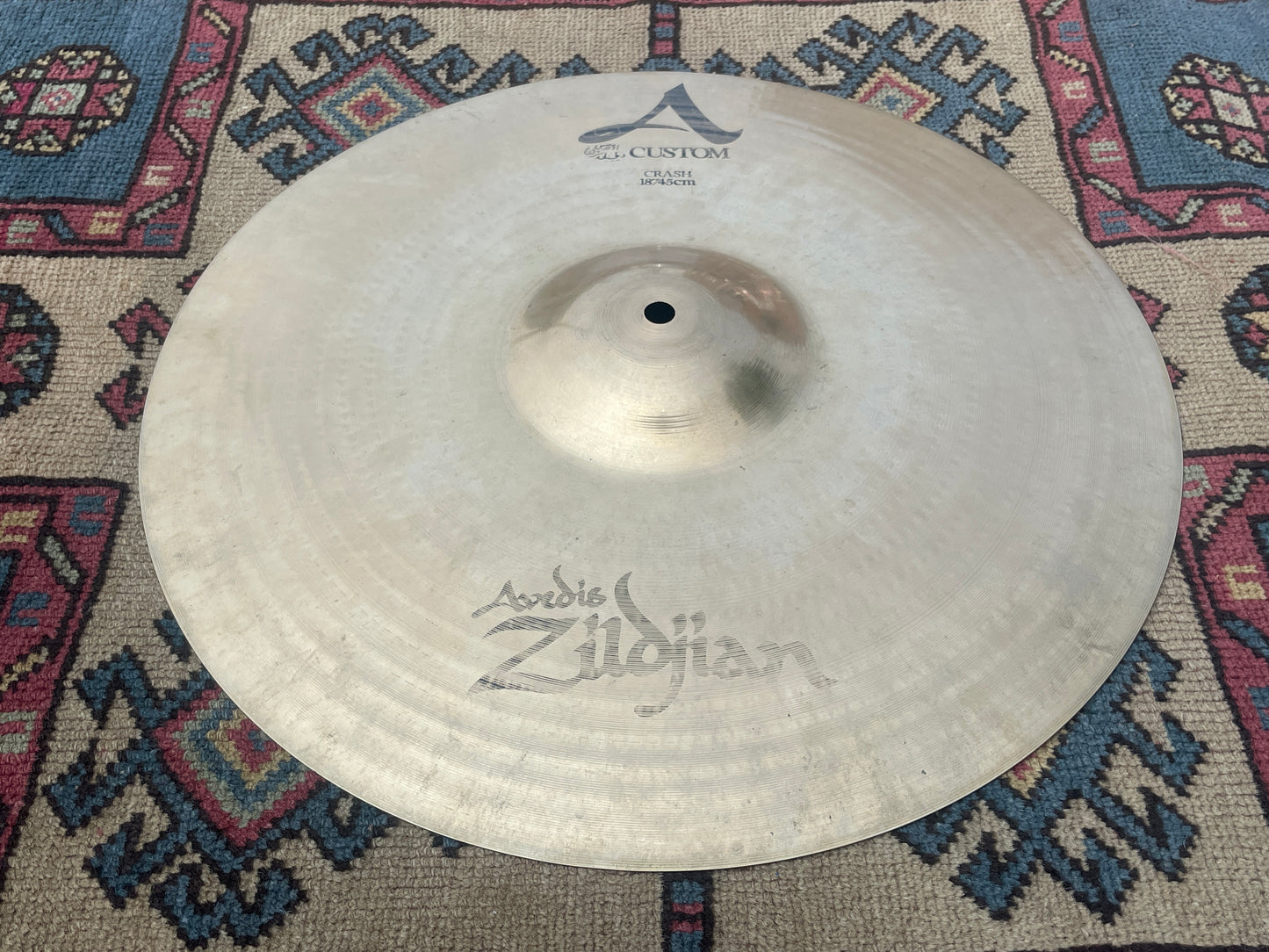18" Zildjian A Custom Crash Cymbal Brilliant 1368g *Video Demo*