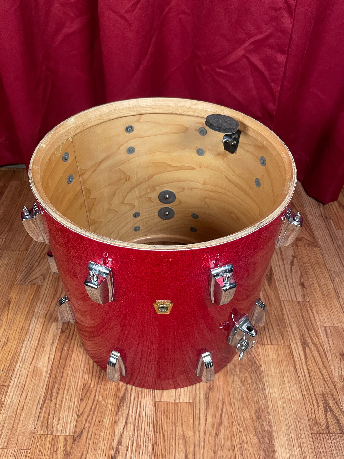 1960s Ludwig Downbeat Drum Set Red Sparkle 20/12/14