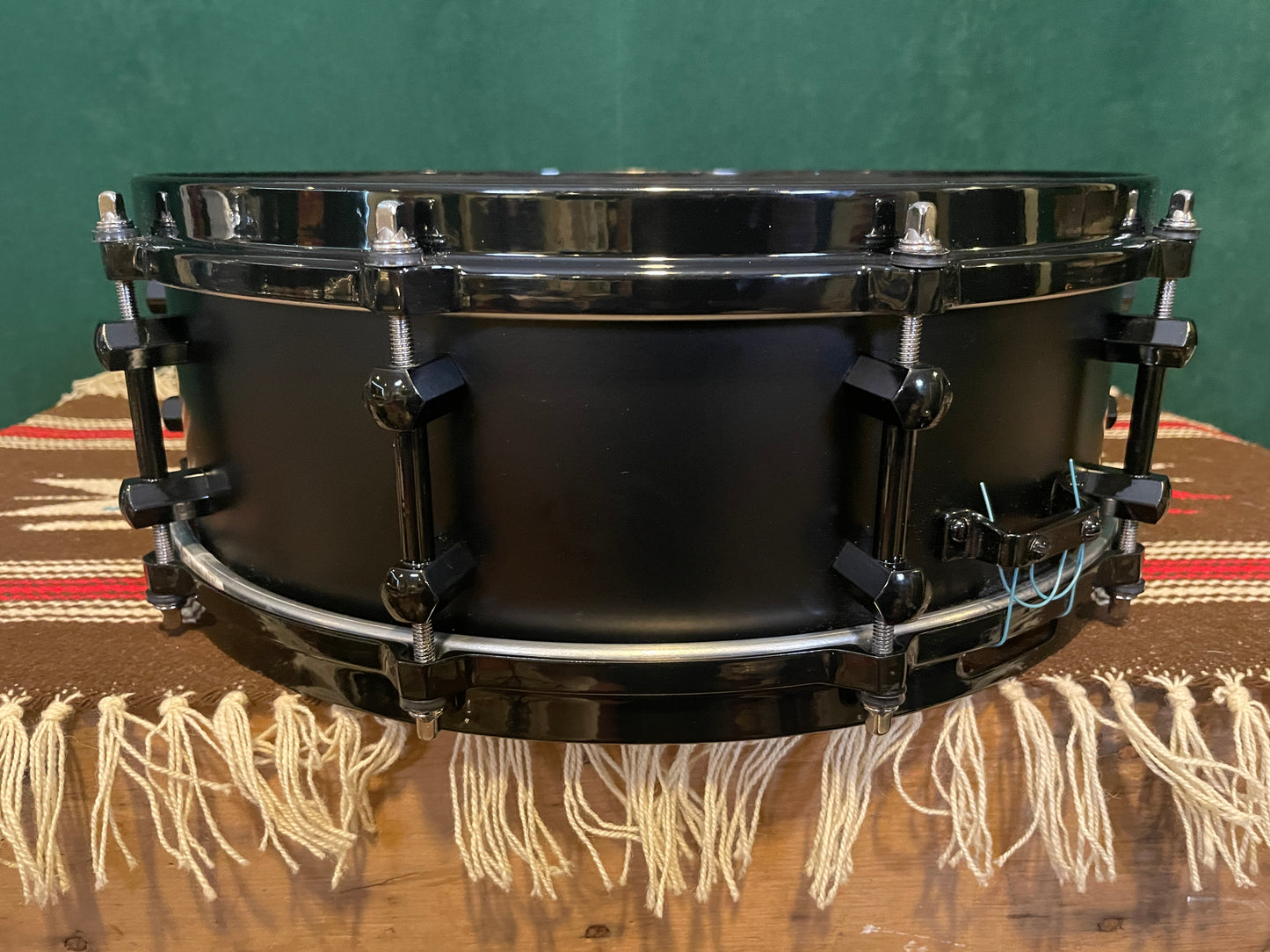 Noble & Cooley 4.75x14 Alloy Classic Snare Drum Black