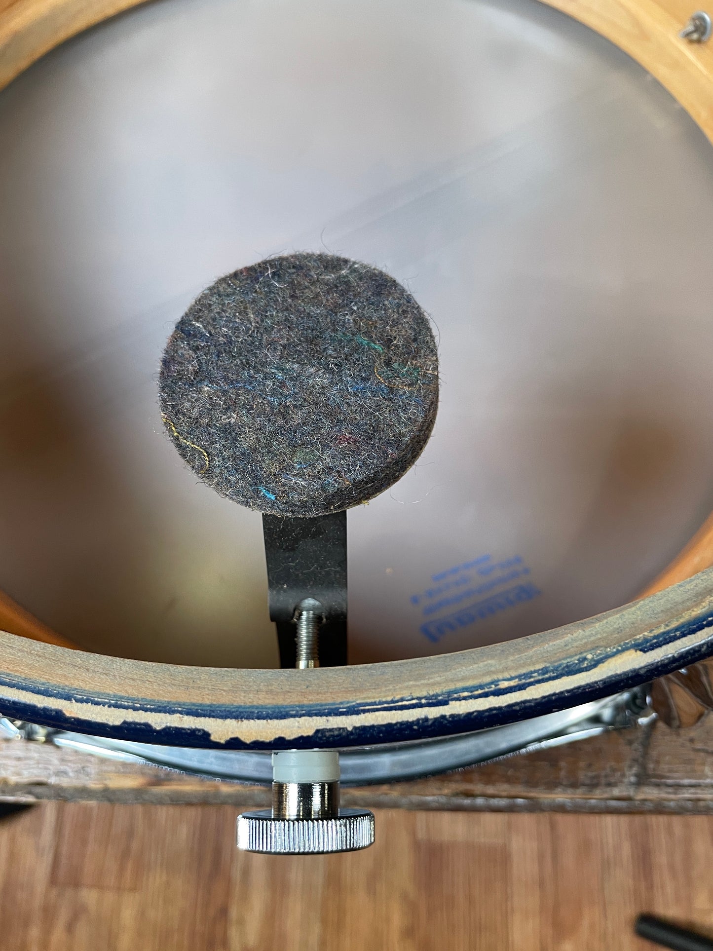 1971 Ludwig 5x14 No. 491L Pioneer Snare Drum Blue Lacquer