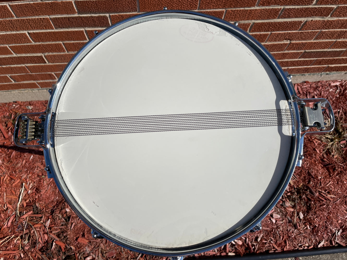 1958-1959 Ludwig 5x14 No. 410 Super Sensitive Snare Drum Trans Badge COB Supraphonic