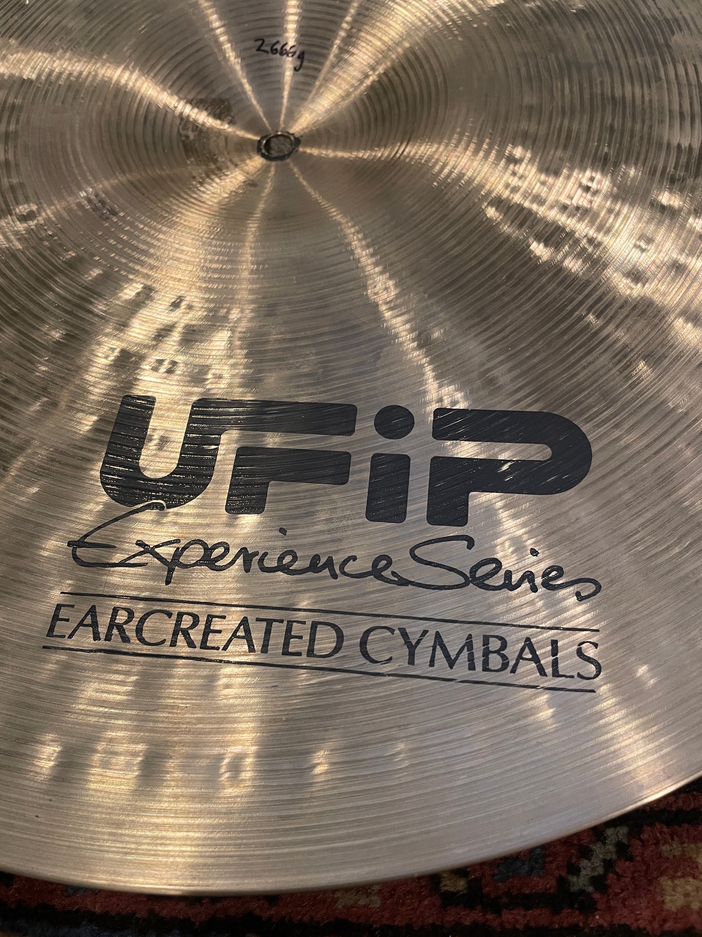 22" UFIP Experience Series Vintage Ride Cymbal 2666g *Video Demo*