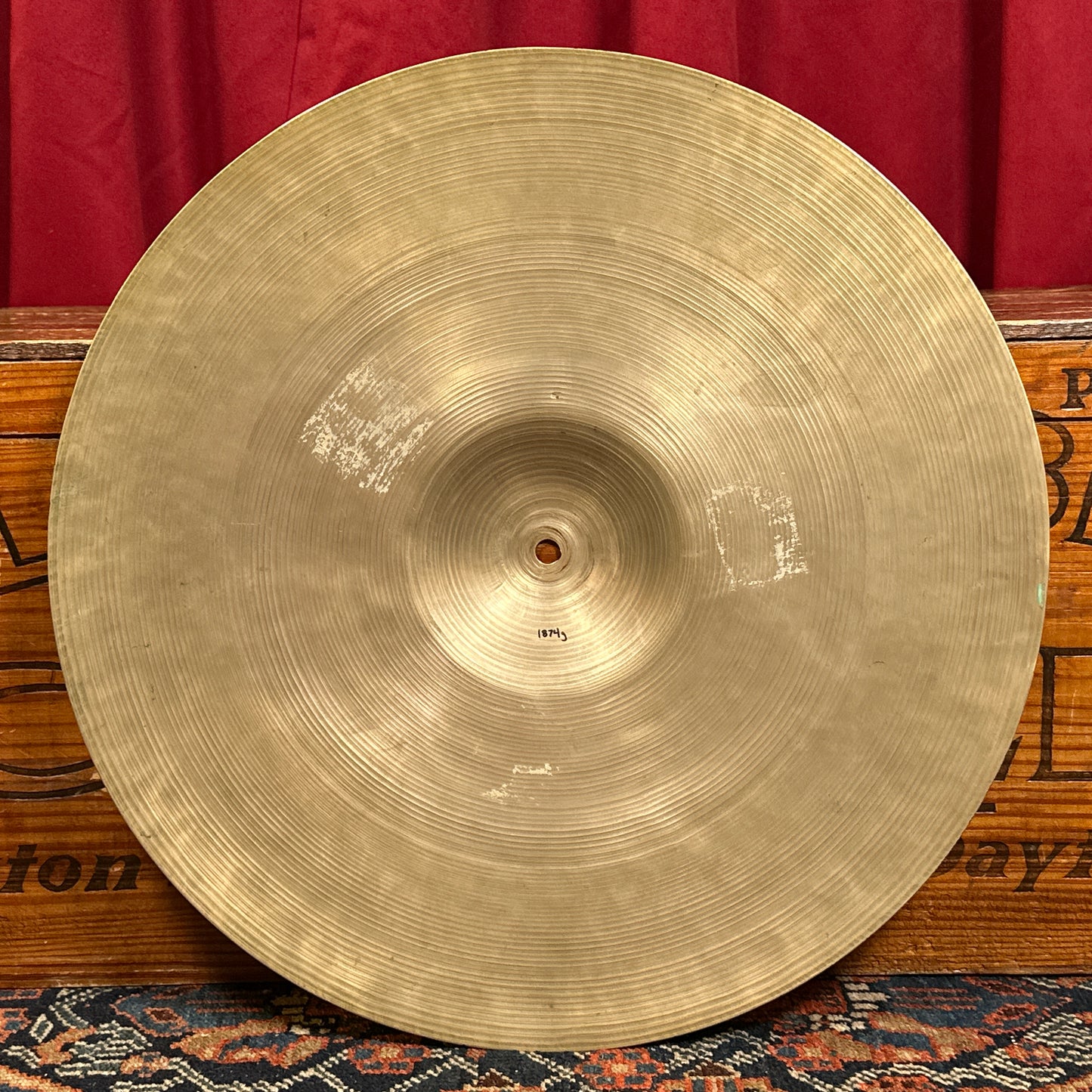 18" Zildjian A 1940s Trans Stamp Ride Cymbal 1874g *Video Demo*