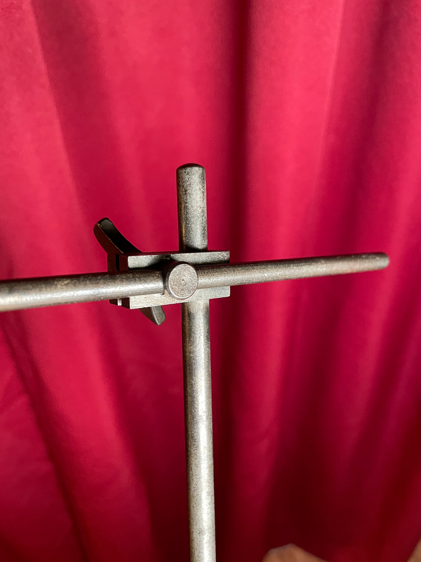 1920s Ludwig No. 476 Upright Crash Cymbal Holder Hoop Mounted Cymbal Arm