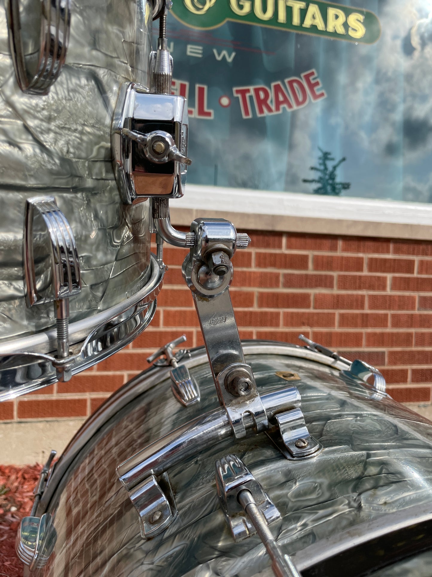 1968 Ludwig Down Beat Drum Set Sky Blue Pearl 20/12/14