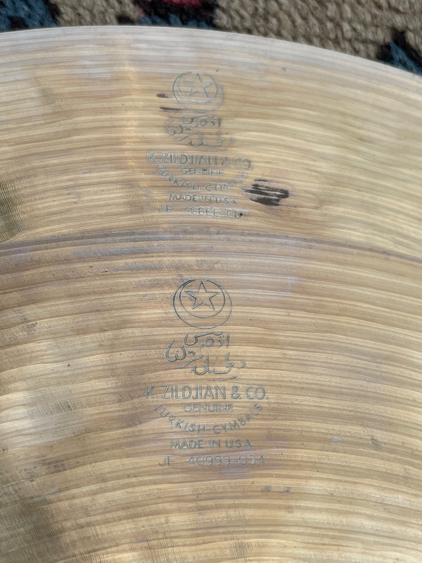 13" Zildjian K Constantinople Hi-Hat Cymbal Pair 828g/1050g