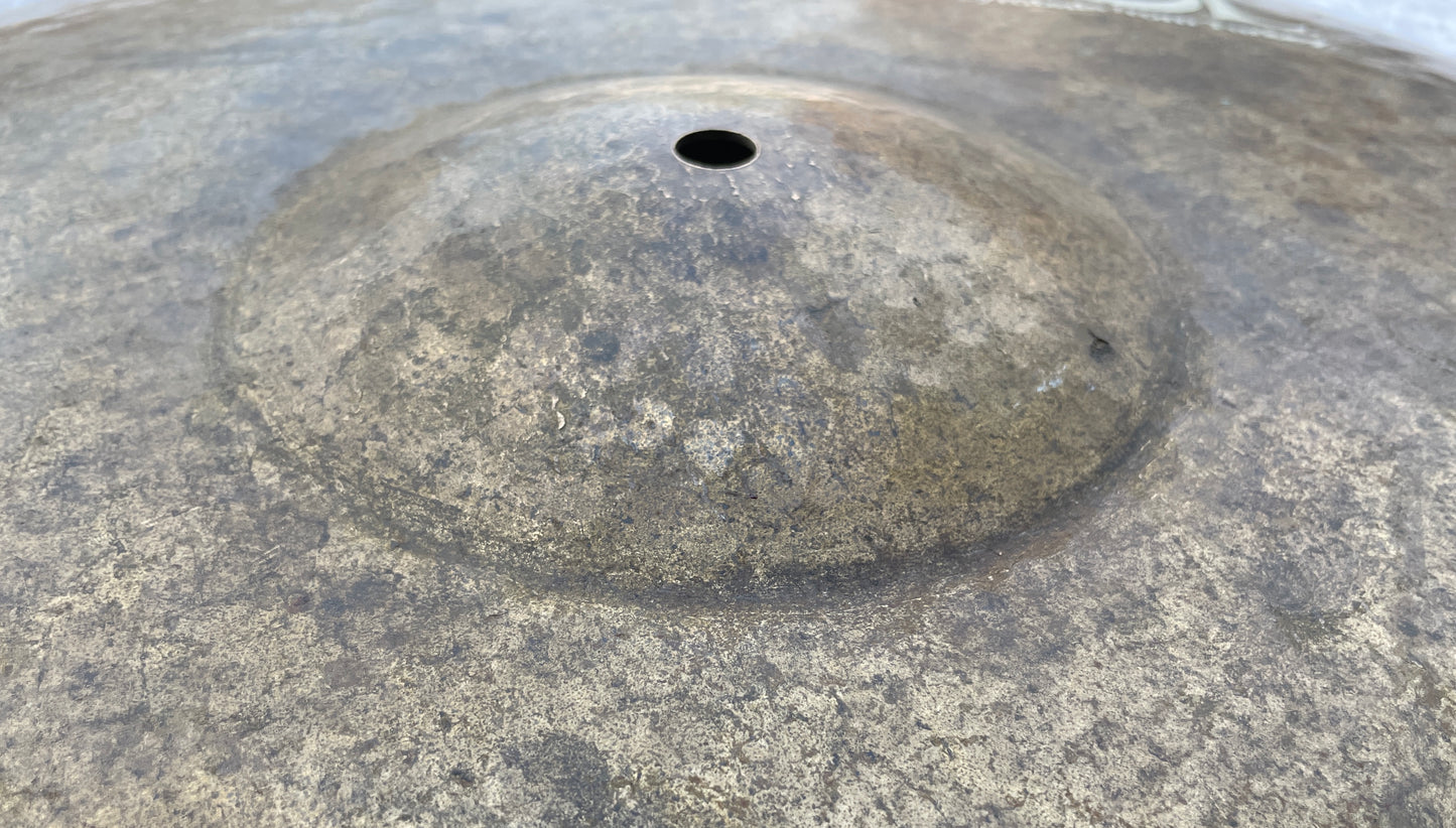 22" Istanbul Pre-Split White Label Turk Ride Cymbal 3738g *Video Demo*