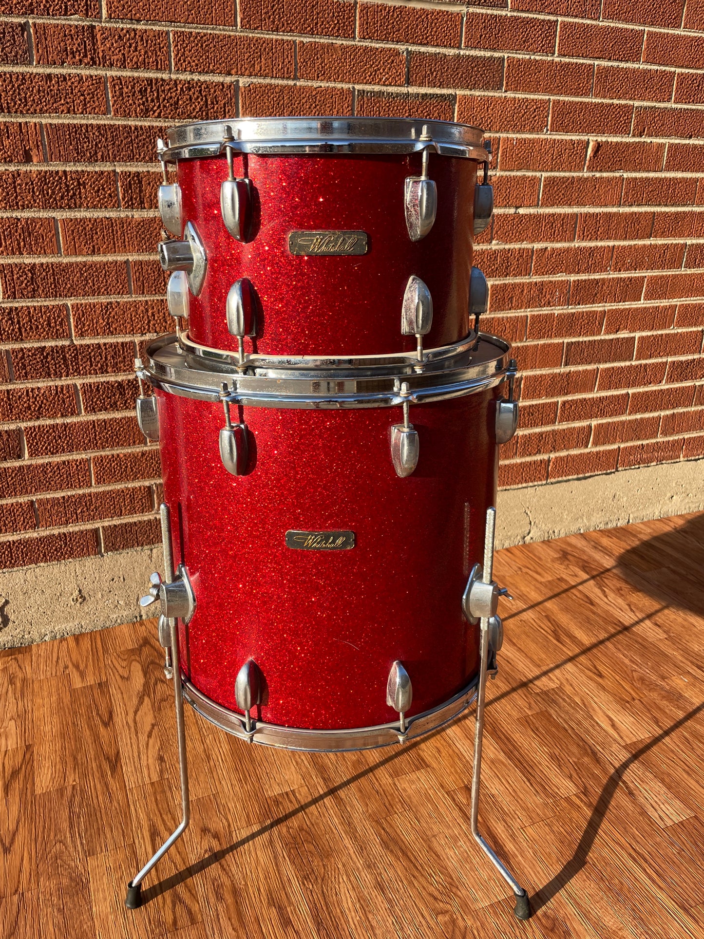 Vintage Whitehall 16x16 Floor Tom Drum Red Sparkle MIJ / Japan