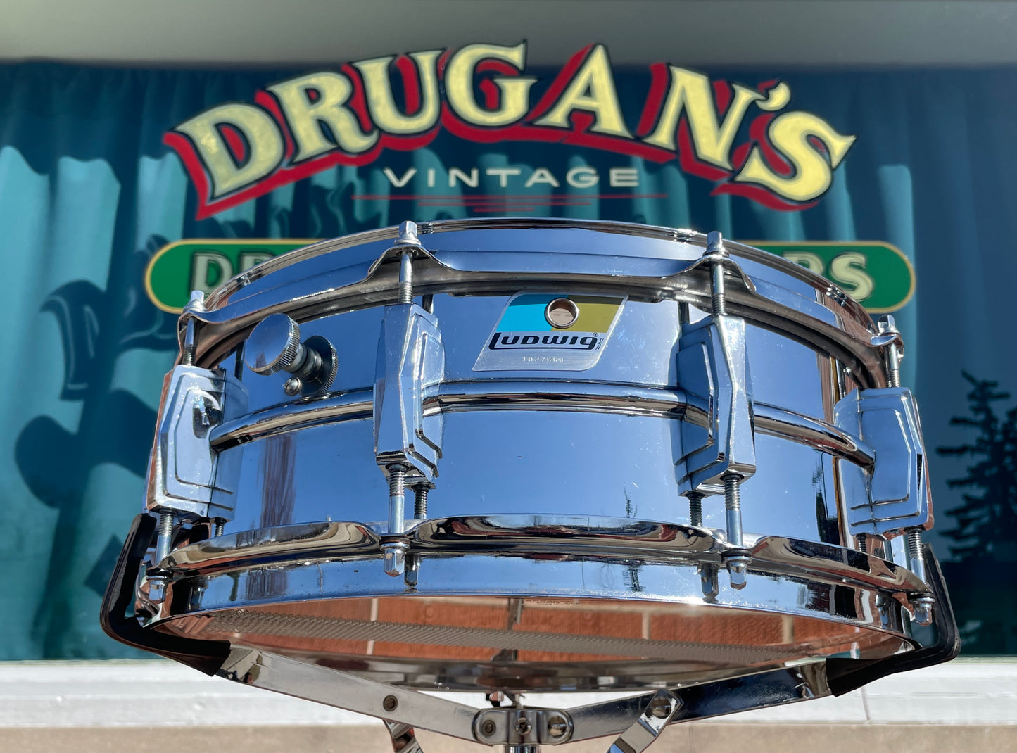 1970s Ludwig 5x14 LM400 Supraphonic Snare Drum