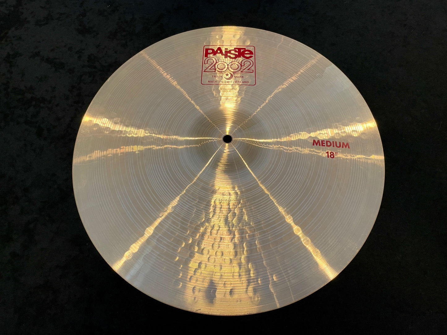 18" Paiste 2002 Medium Crash Cymbal 1582g *Video Demo*