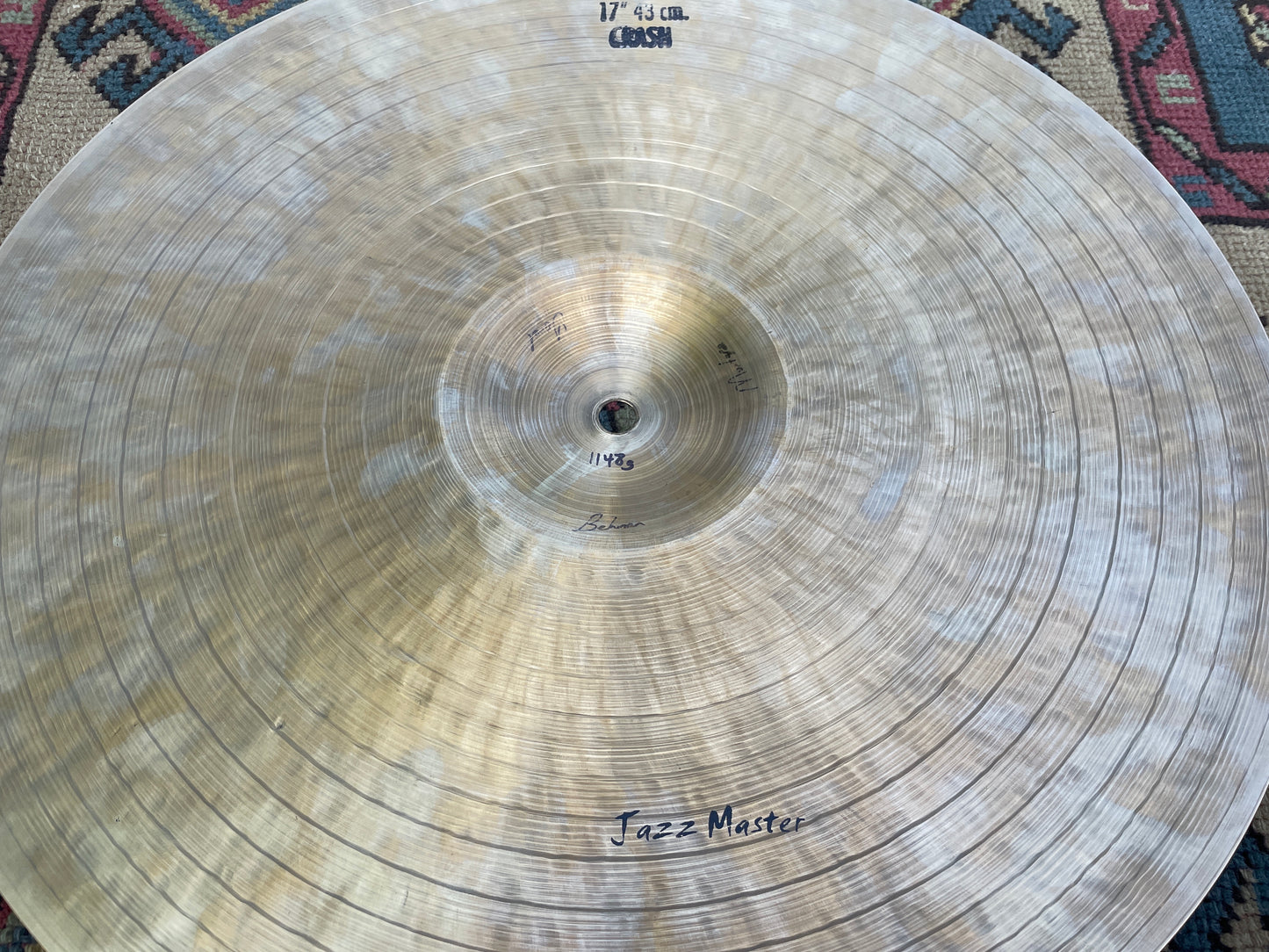 17" Masterworks Jazz Master Crash Cymbal Turkish Hand Hammered