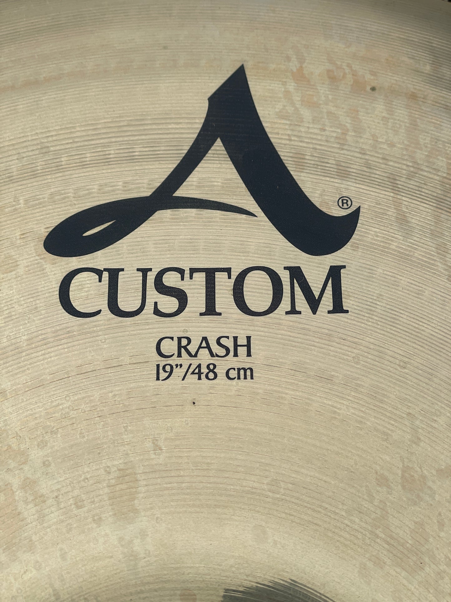 19" Zildjian A Custom Crash Cymbal 1494g *Video Demo*