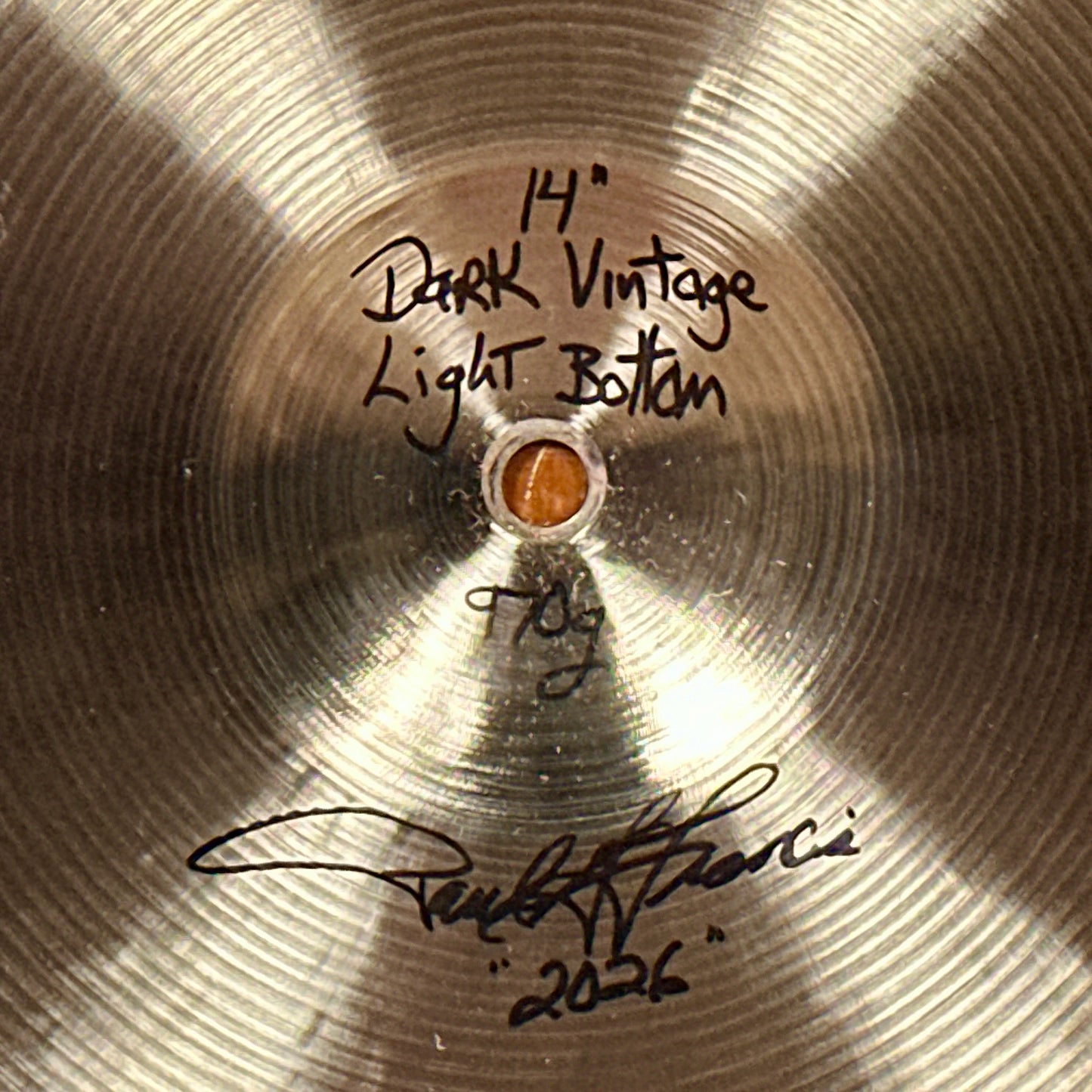 14" Cymbal Craftsman Dark Vintage Light Hi-Hat Cymbal Pair 926g/970g *Video Demo*