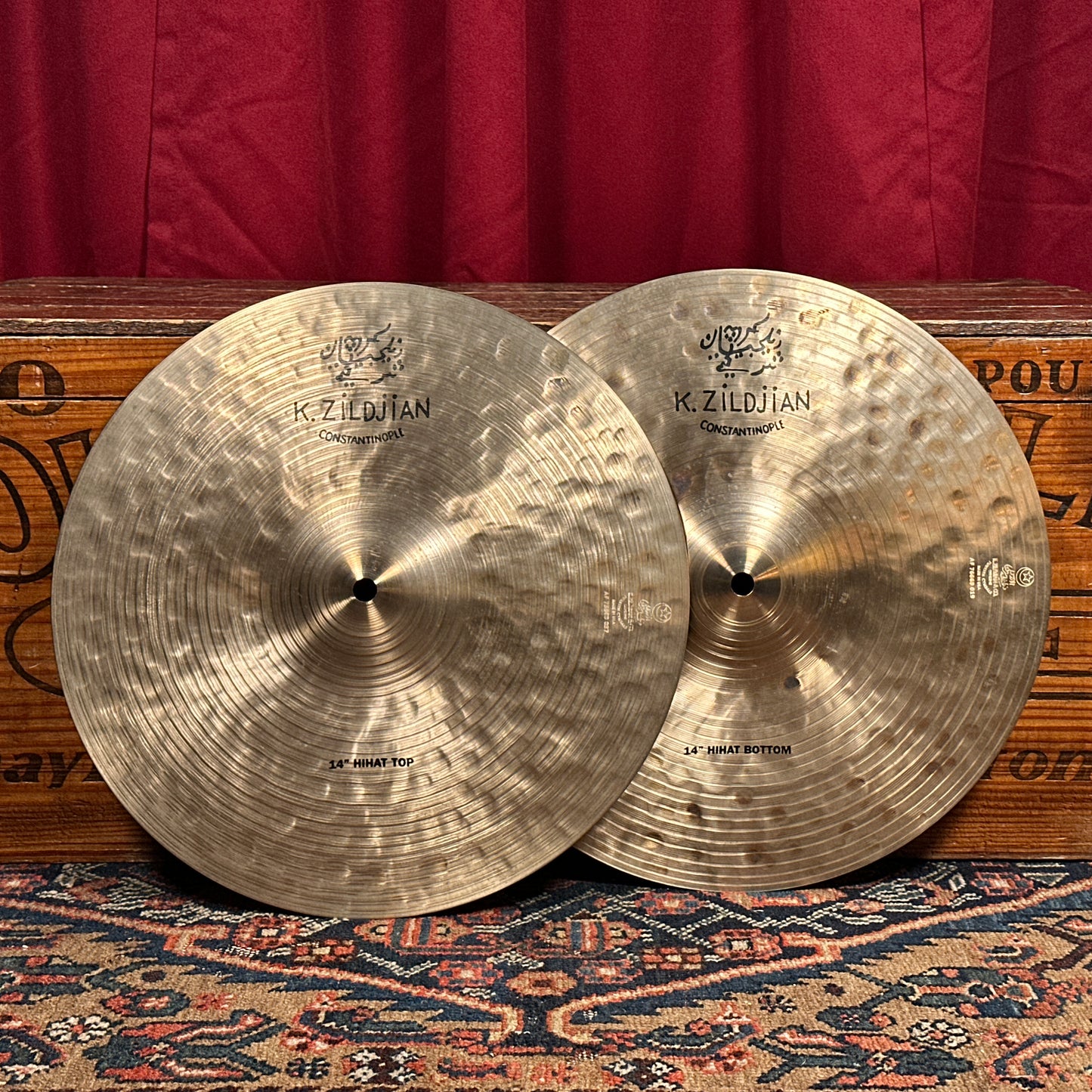 14" Zildjian K Constantinople Hi-Hat Cymbal Pair 944g/1156g *Video Demo*