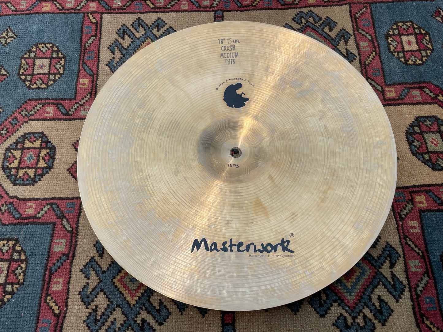 18" Masterwork Medium Thin Crash Cymbal 1614g *Video Demo*