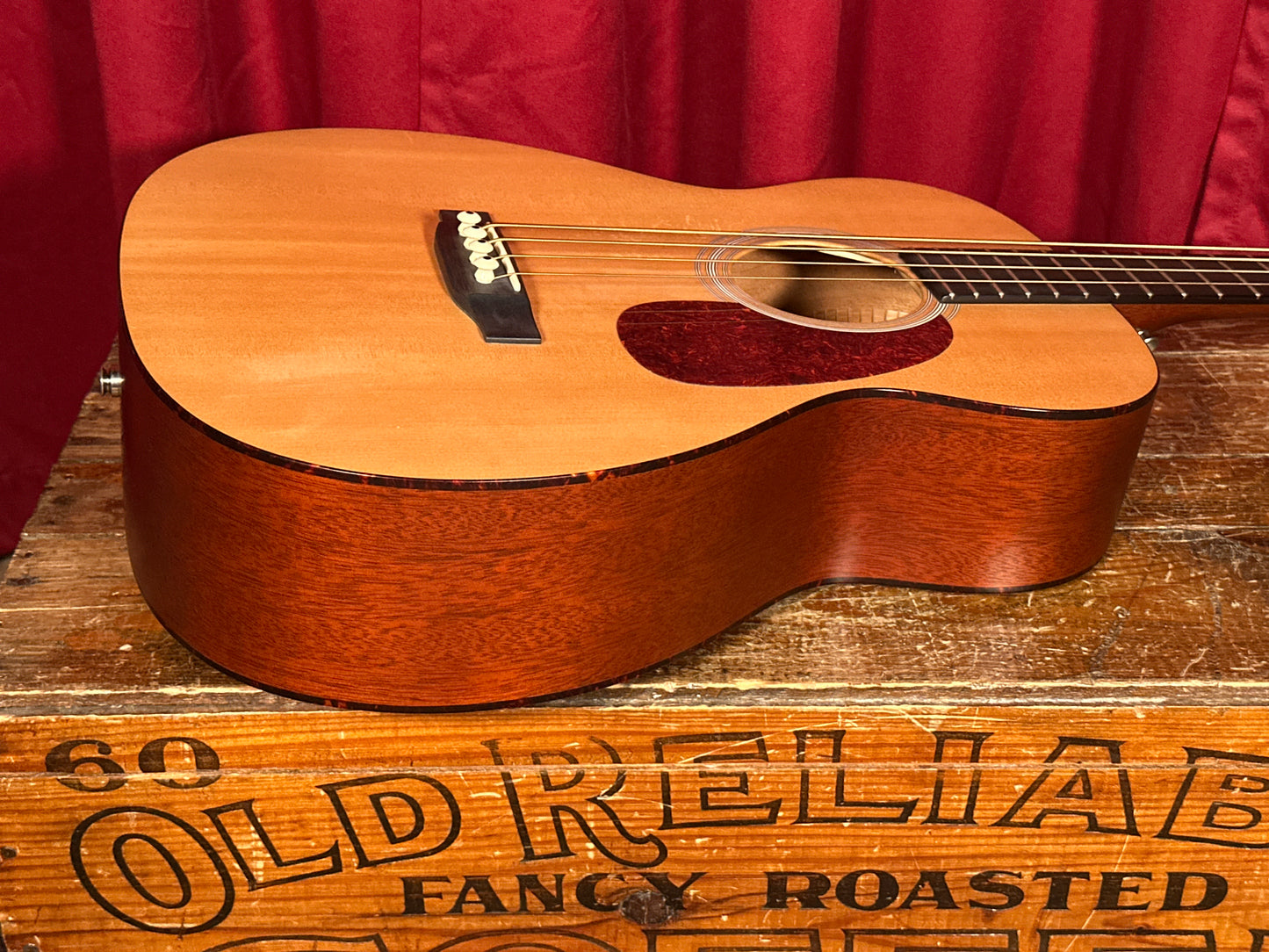 1998 Martin B-1 Acoustic Electric Bass Natural w/ OHSC
