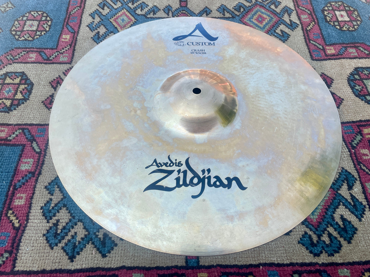 18" Zildjian A Custom Crash Cymbal Brilliant 1374g