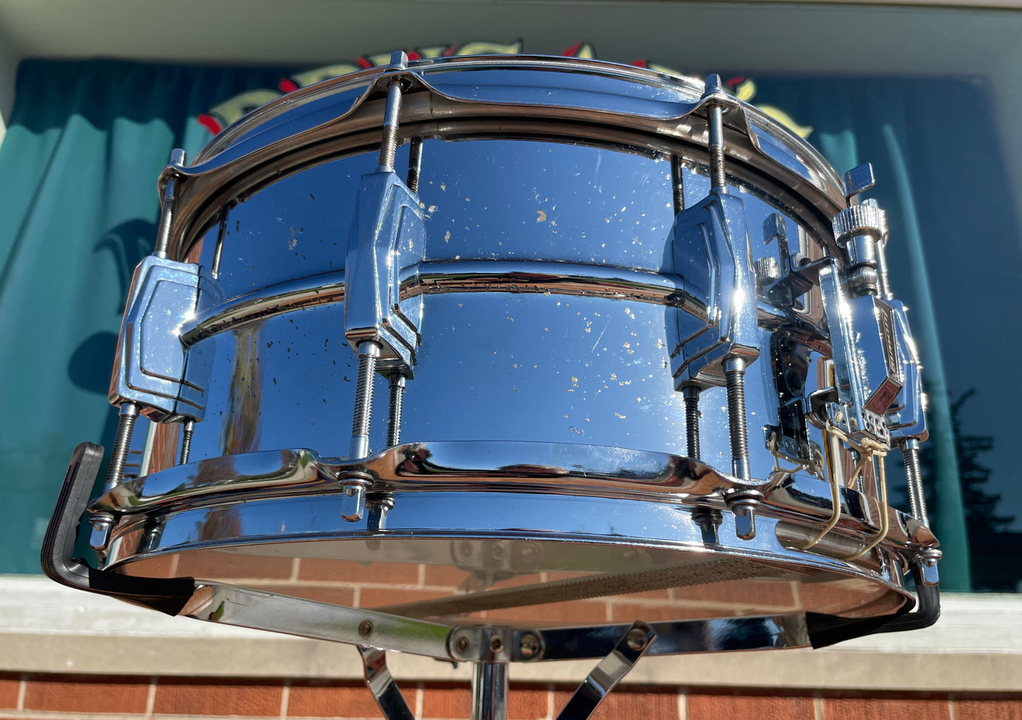 1970s Ludwig 6.5x14 LM402 Supraphonic Snare Drum