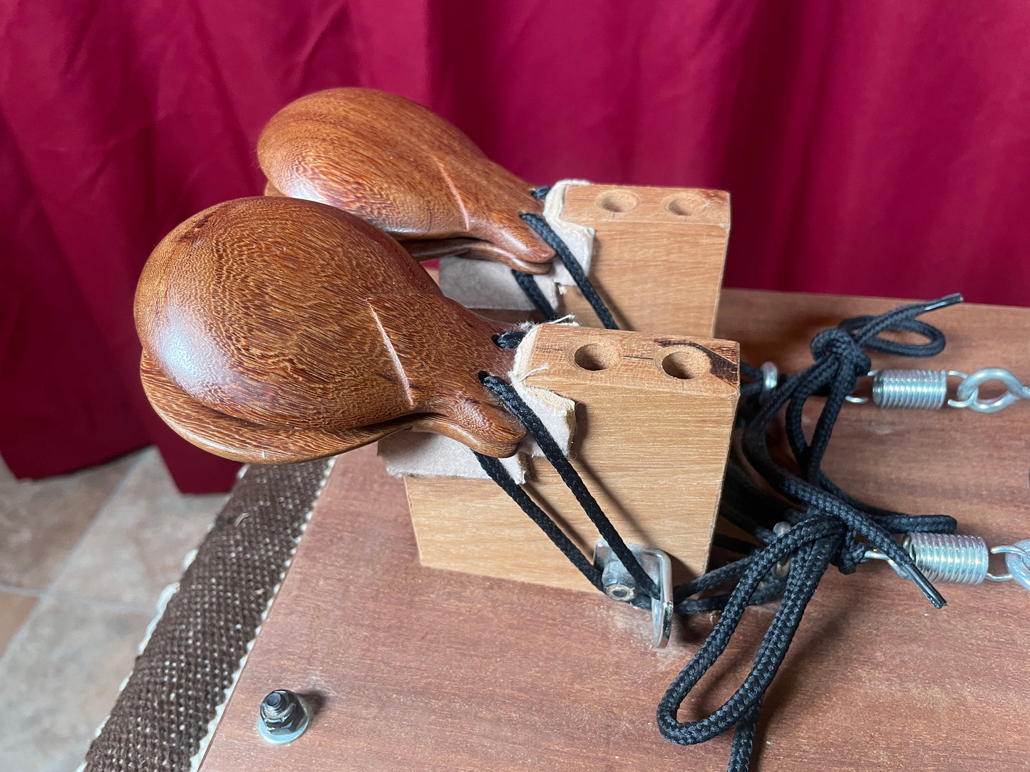 Bison Drum Company Professional Mounted Castanets Orchestral/Symphonic