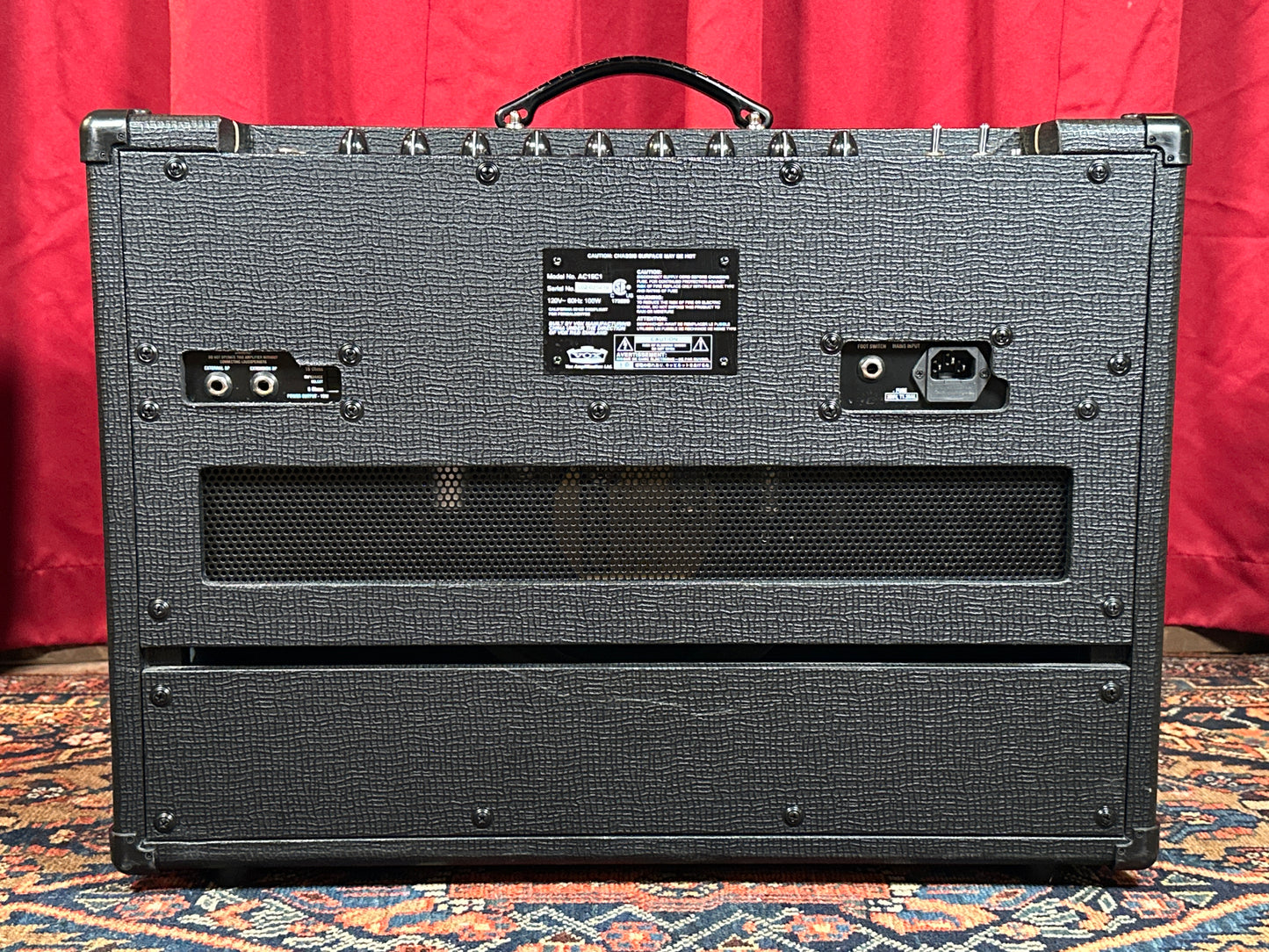 Vox AC15C1 Custom 2 Channel 15w 1x12 Tube Guitar Combo Amplifier