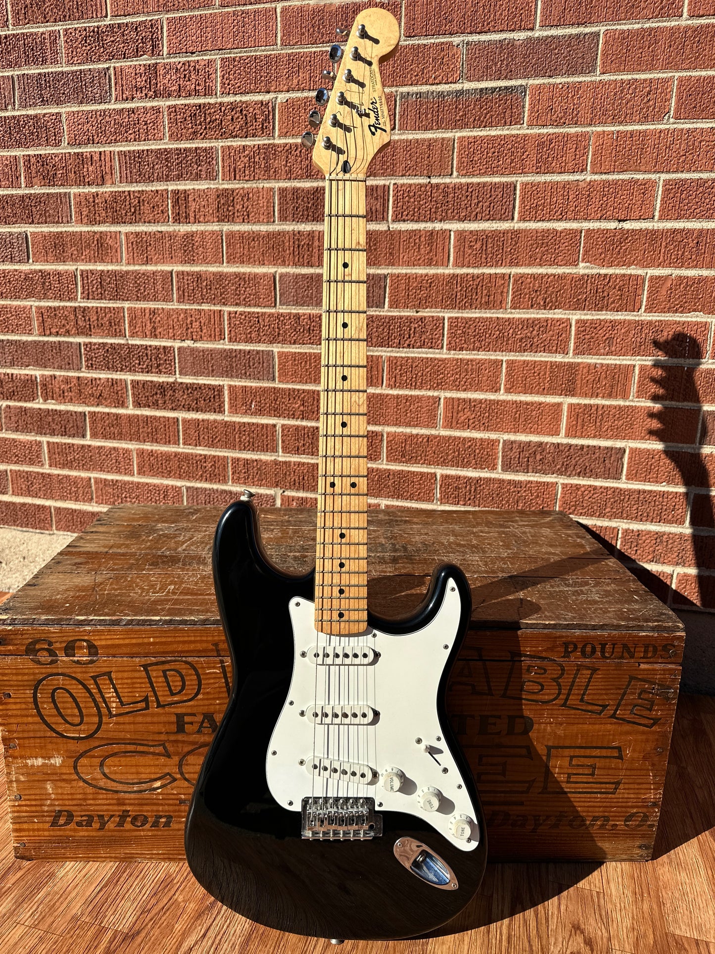 1996 Fender MIM Stratocaster Black w/ Fender Gig Bag