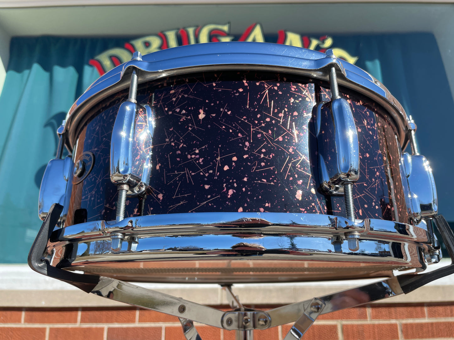 1960-1962 Slingerland 5.5x14 No. 143 Gene Krupa Radio King Snare Drum Capri Pearl