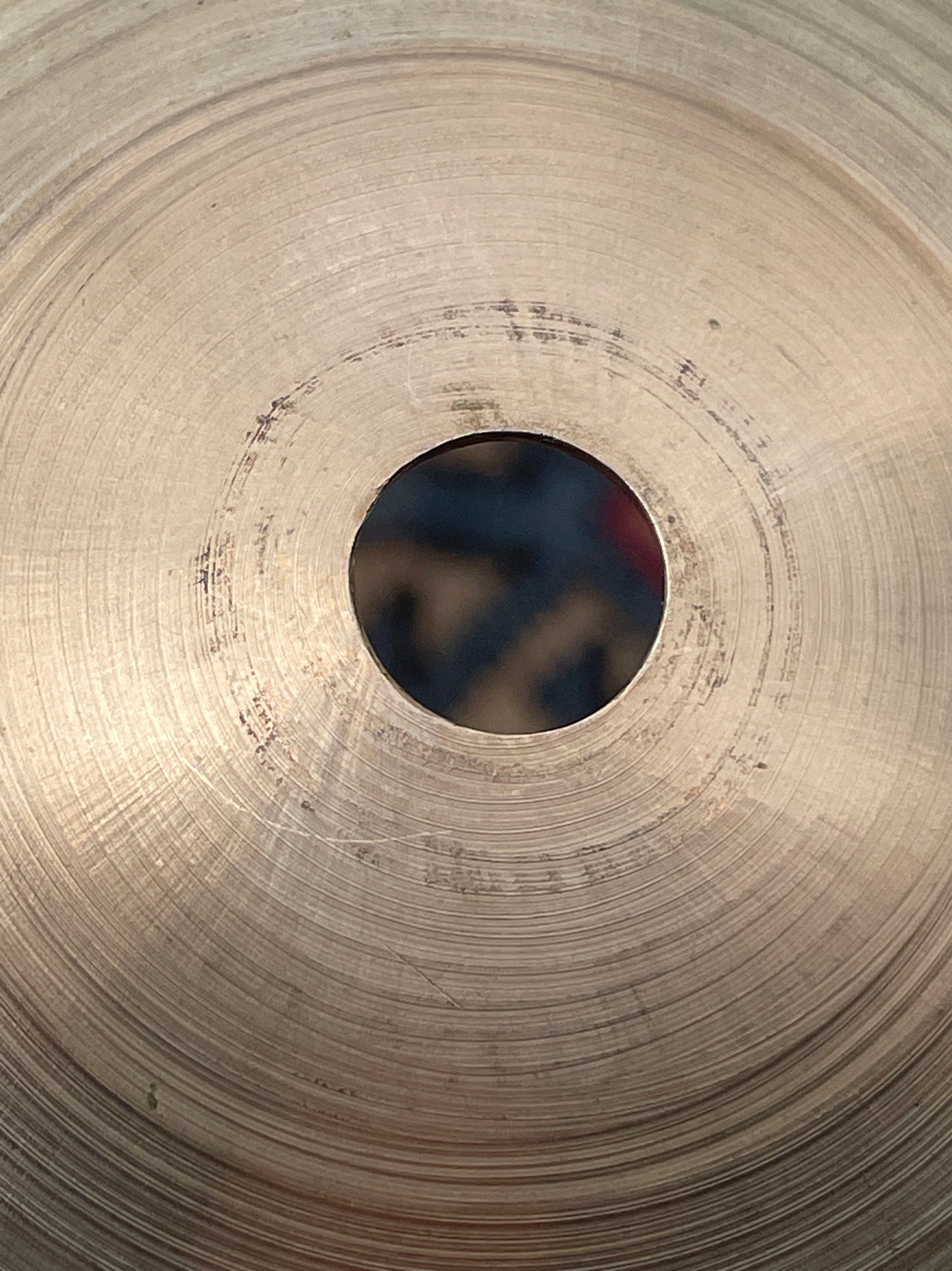 14" Zildjian A 1970s Stamped Hollow Logo Medium Crash / Hi-Hat Single Cymbal 894g