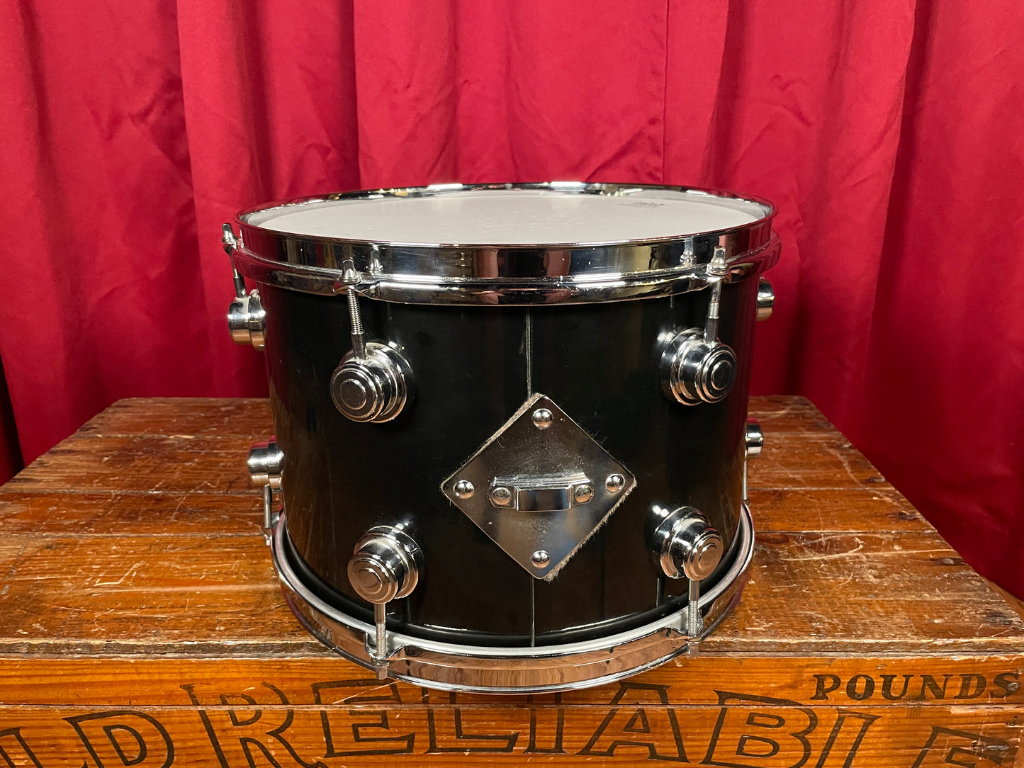 Vintage Camco Aristocrat 9x13 Tom Drum Black Wrap Oaklawn